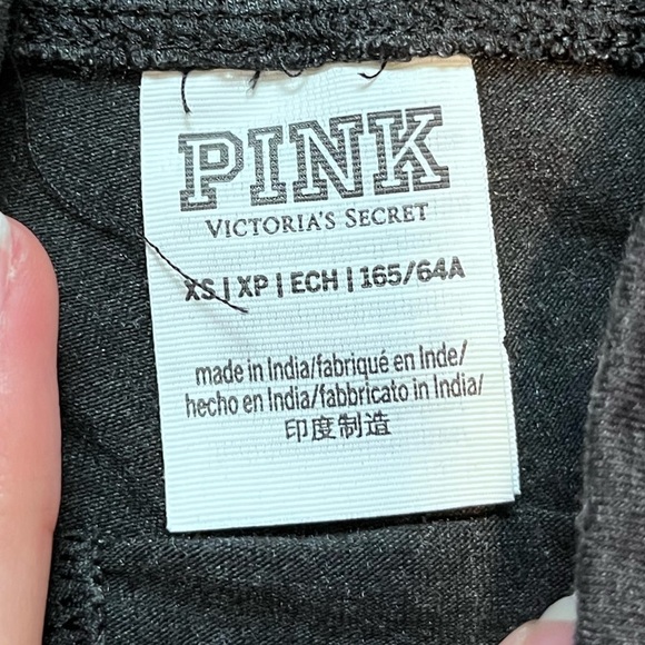 PINK Victoria Secret Leggings Womens XSmall Activewear Mid Rise - Picture 4 of 6